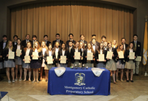 Montgomery Catholic&#039;s Loretto Chapter of National Honor Society Welcomes New Members 1