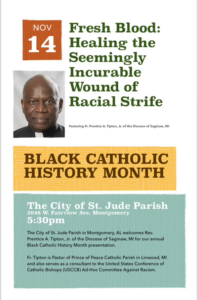 St. Jude Parish - Fresh Blood: Healing the Seemingly Incurable Wound of Racial Strife 1